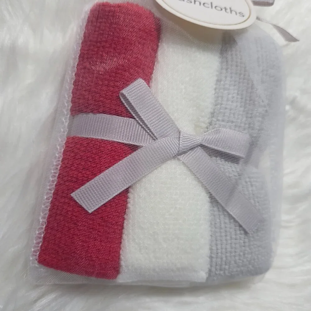 Set of 3 Kid's Washcloths